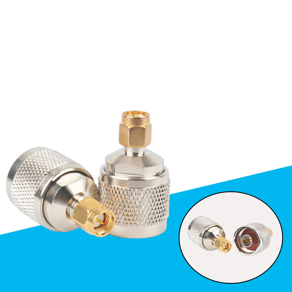 N Male Plug to SMA Male Plug Straight RF Coaxial Connector Adapter -SOCOTRAN