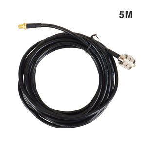 RG58 Cable PL259 UHF Male to SMA Male Straight Plug Adapter Pigtail Jumper RF Coaxial Extension Cord 15CM 50CM 1M 2M 3M 5M